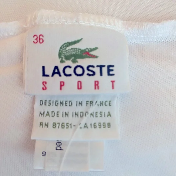 Lacoste White Mini Skirt - Picture 3 of 3